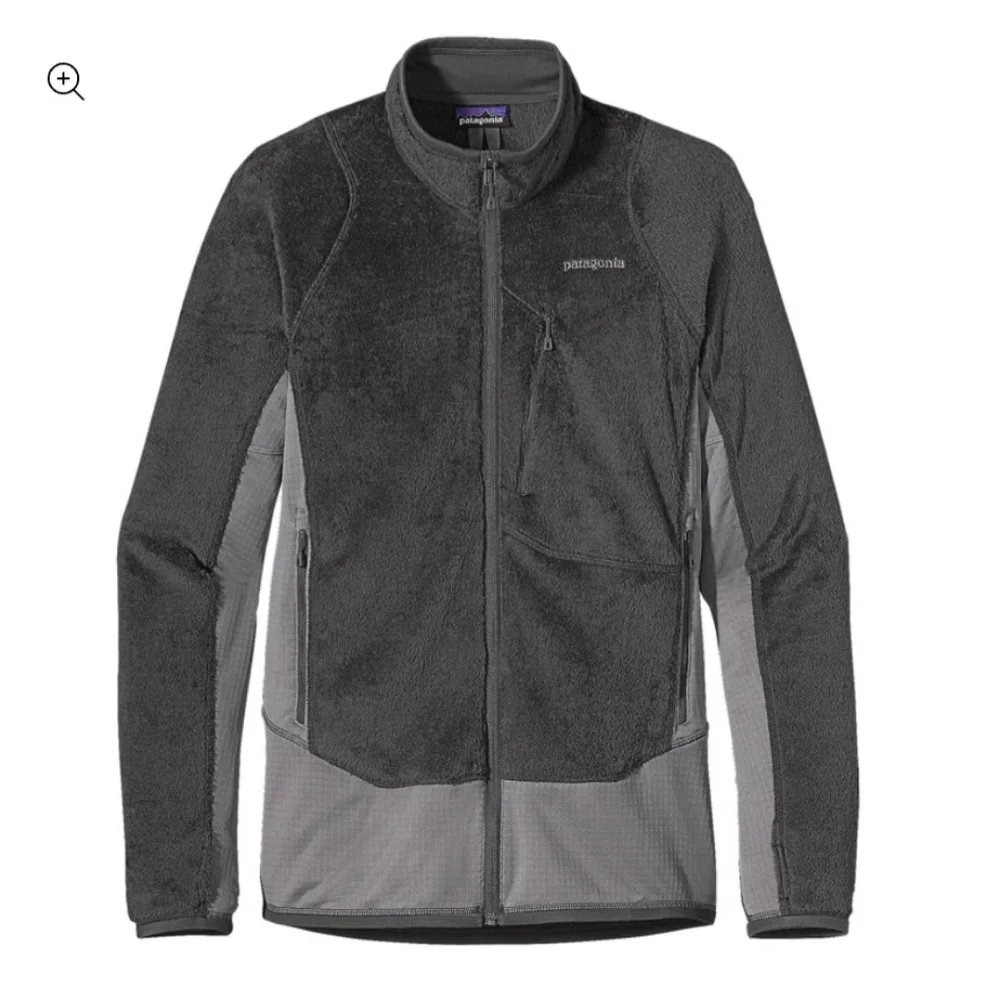 Patagonia Men's Size Large Gray Full Zip R2 Polartec Thermal Pro Jacket - Picture 1 of 11